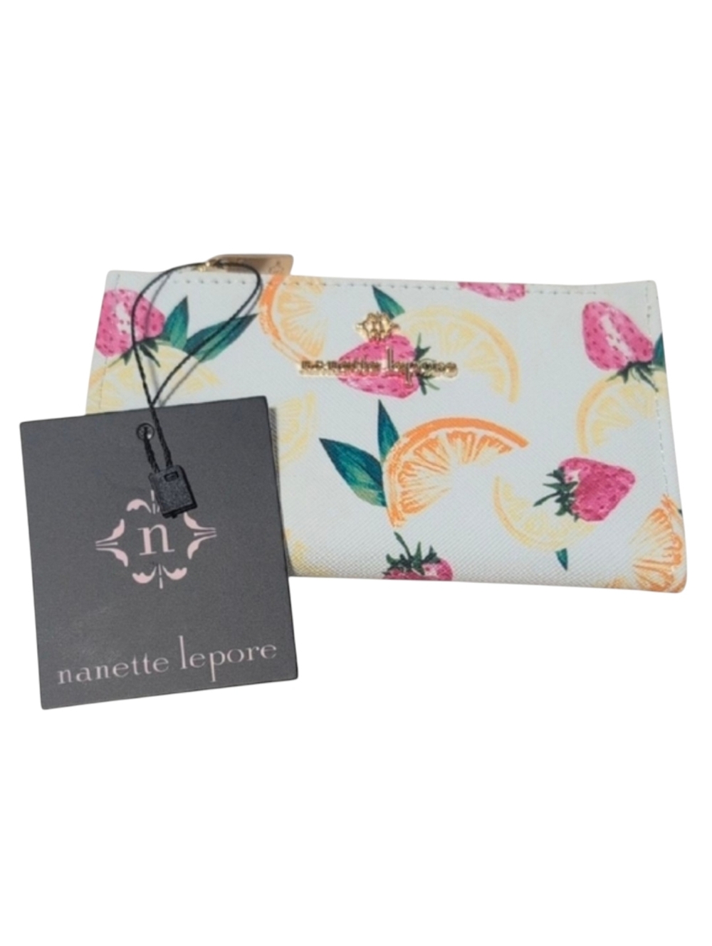 Nanette Lepore Amie Wallet Juicy Fruits Slim Bifold